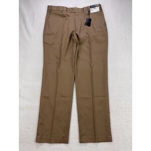 Joseph & Feiss Chino Pants‎ Men 38x32 Khaki Straight Adjustable Wicking NWT $79